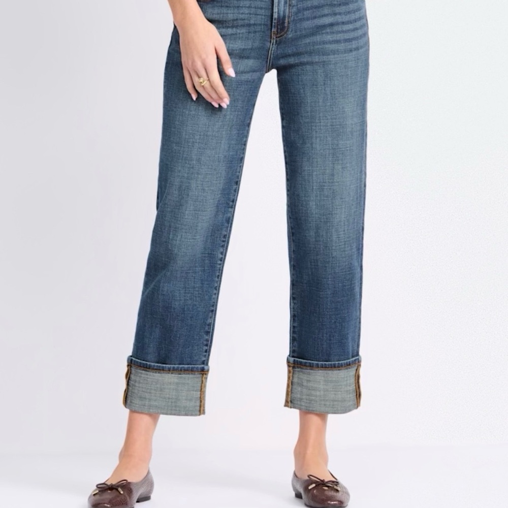 Studio Blue Cooper Relaxed Crop Cuff Jeans Size 27” waist (4)